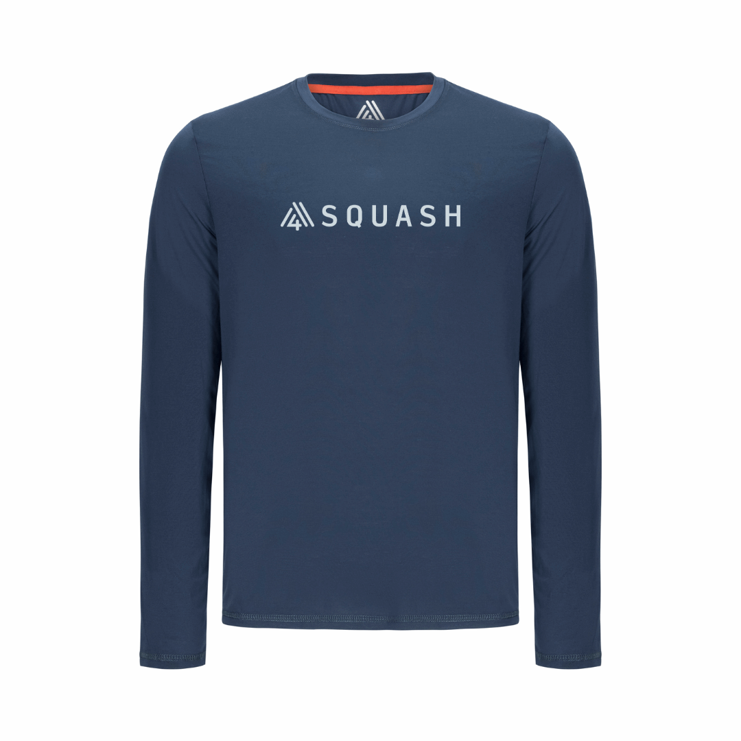 Men's Hybrid Long Sleeve Tee - Squash Navy