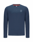 Men's Hybrid Long Sleeve Tee - Tennis Navy
