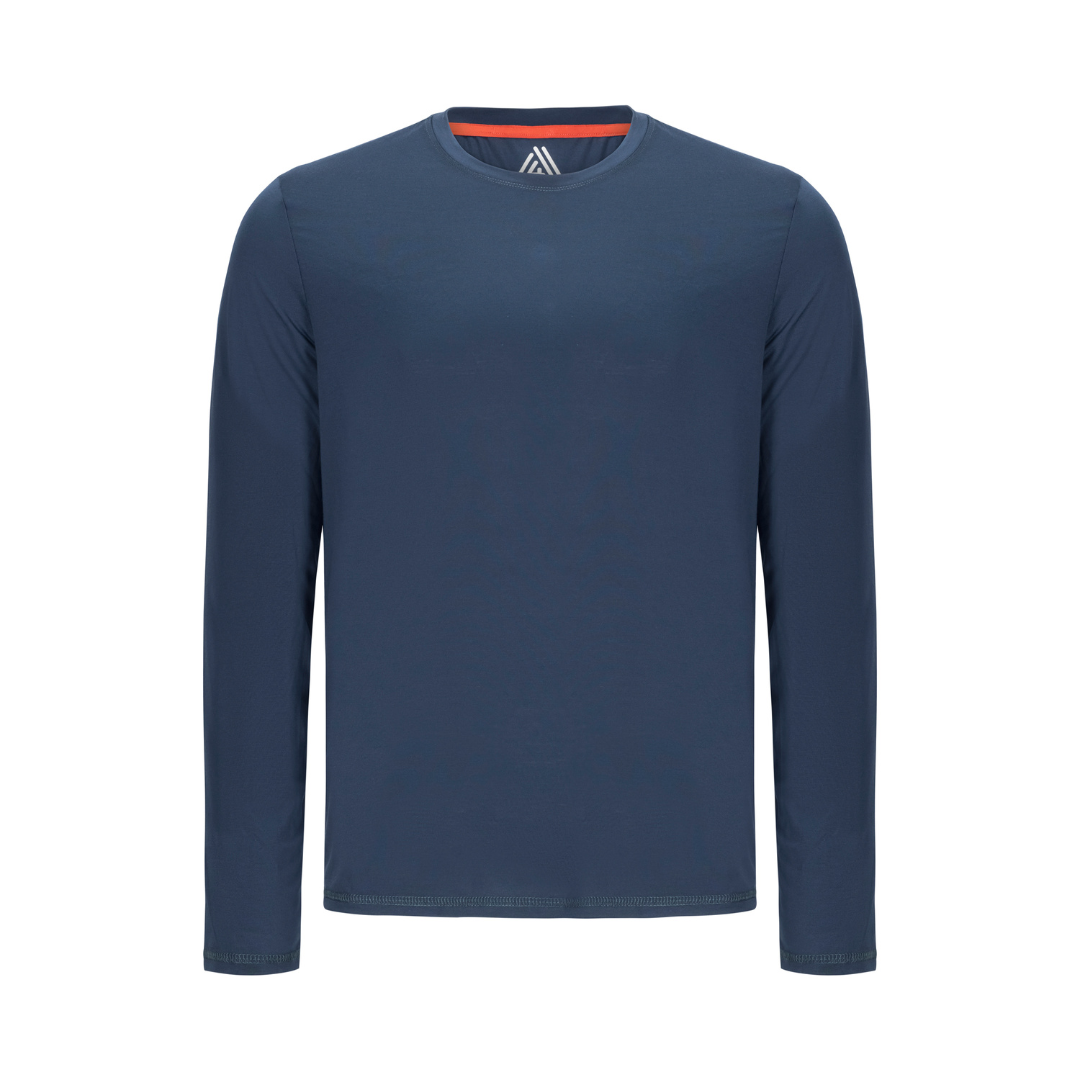 Men's Hybrid Long Sleeve Tee Navy