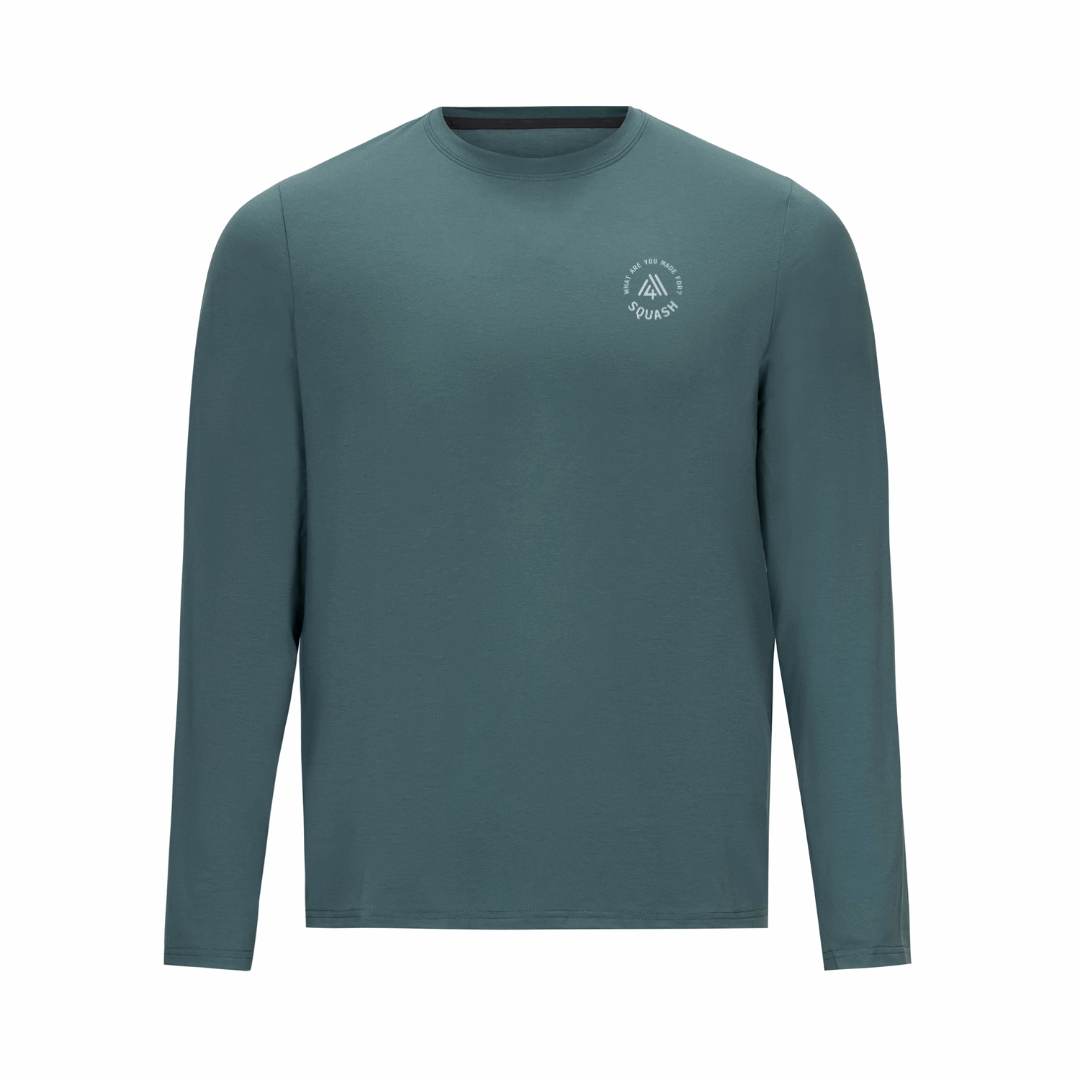 Men's Hybrid Long Sleeve Tee - Squash Pine
