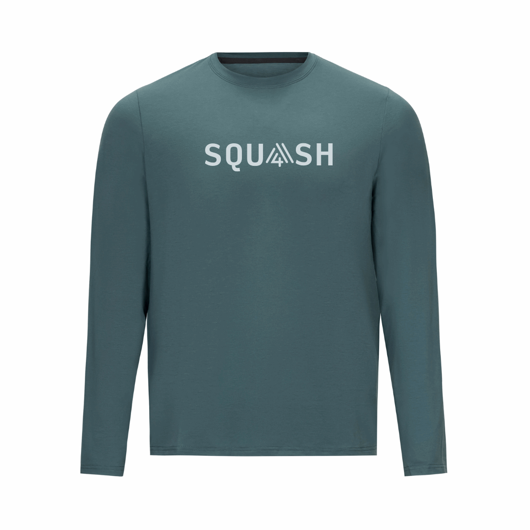 Men's Hybrid Long Sleeve Tee - Squash Pine