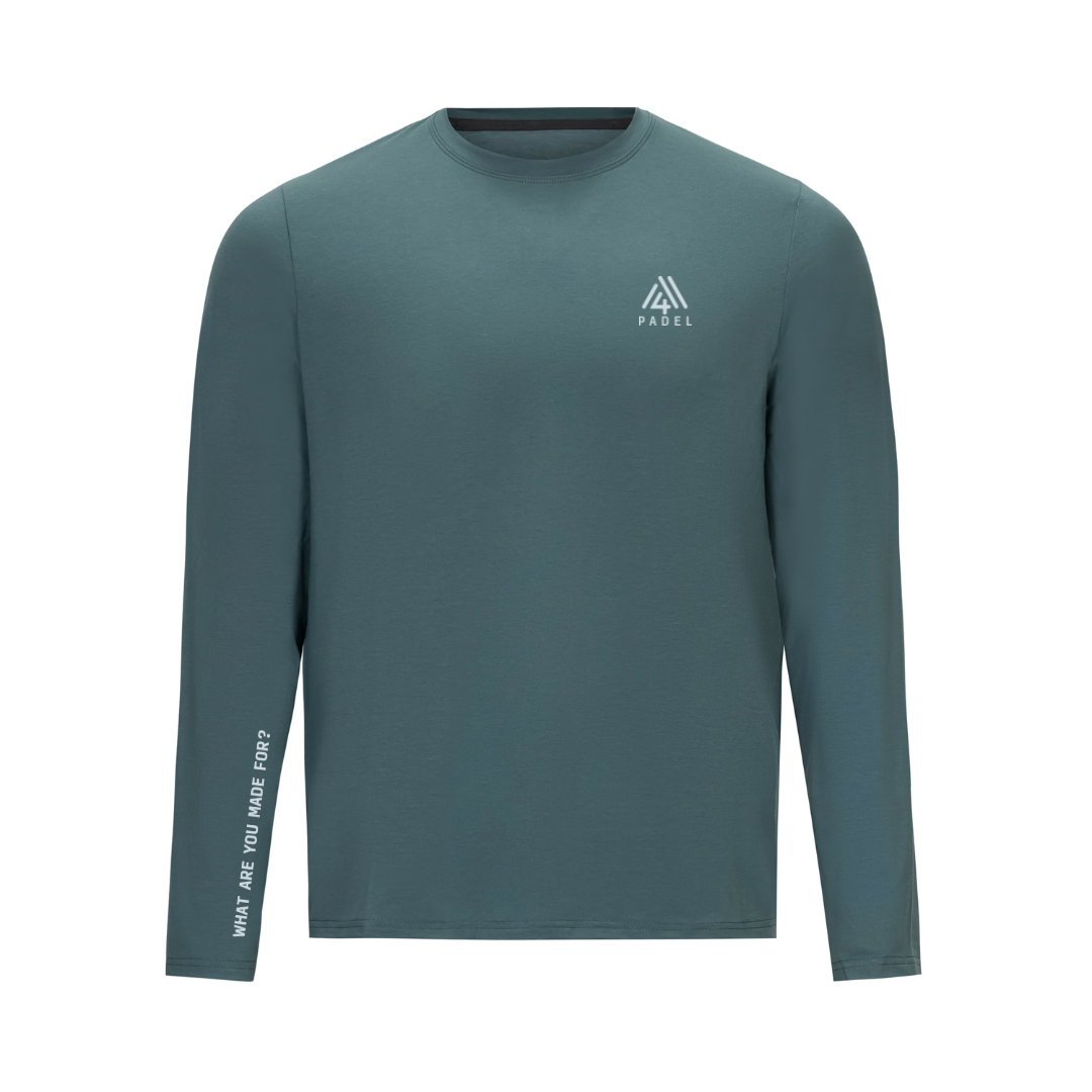 Men's WAYM4 Hybrid Long Sleeve Tee - Padel Pine