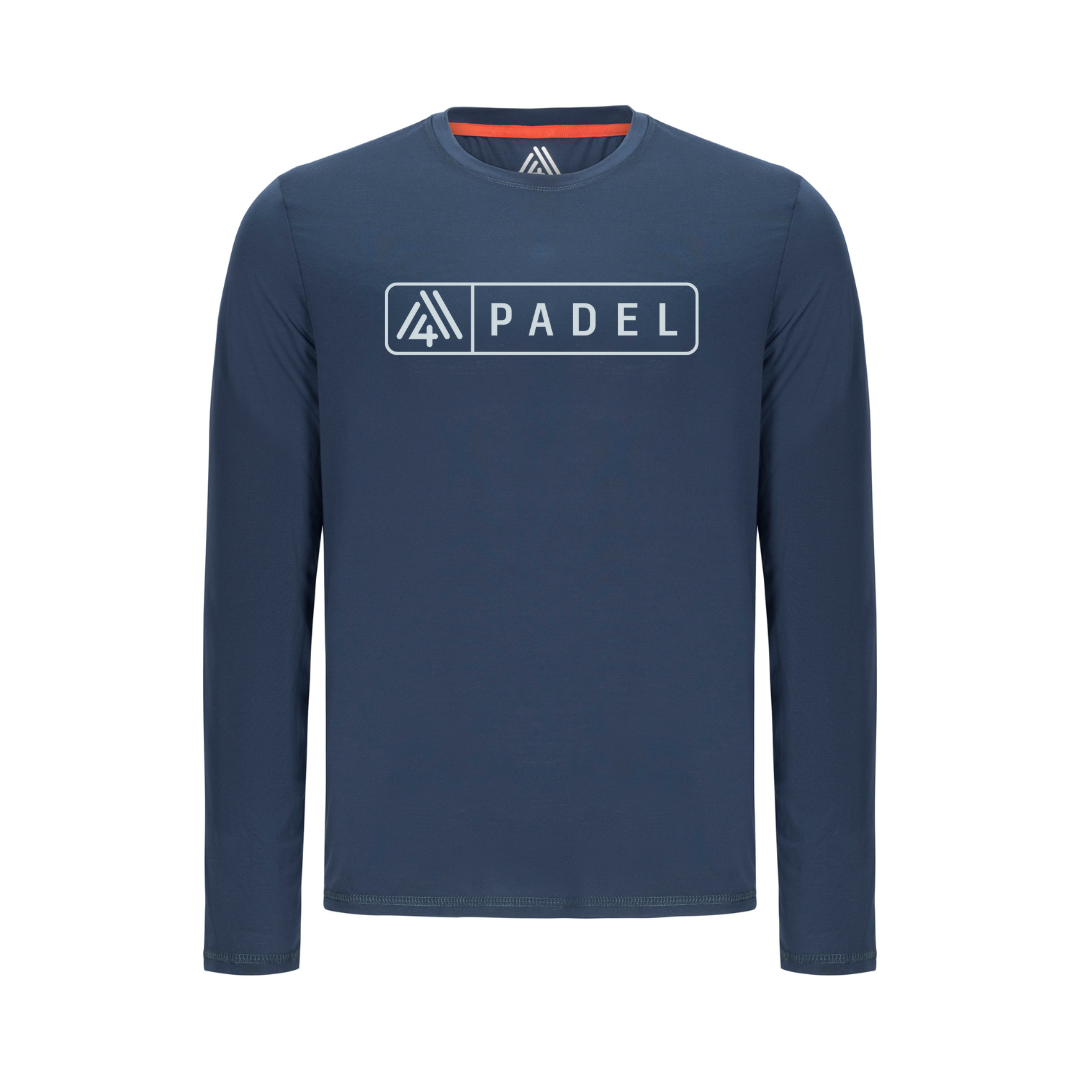 Men's Hybrid Long Sleeve Tee - Padel Navy