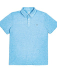 Men's Hybrid Polo Heather Blue