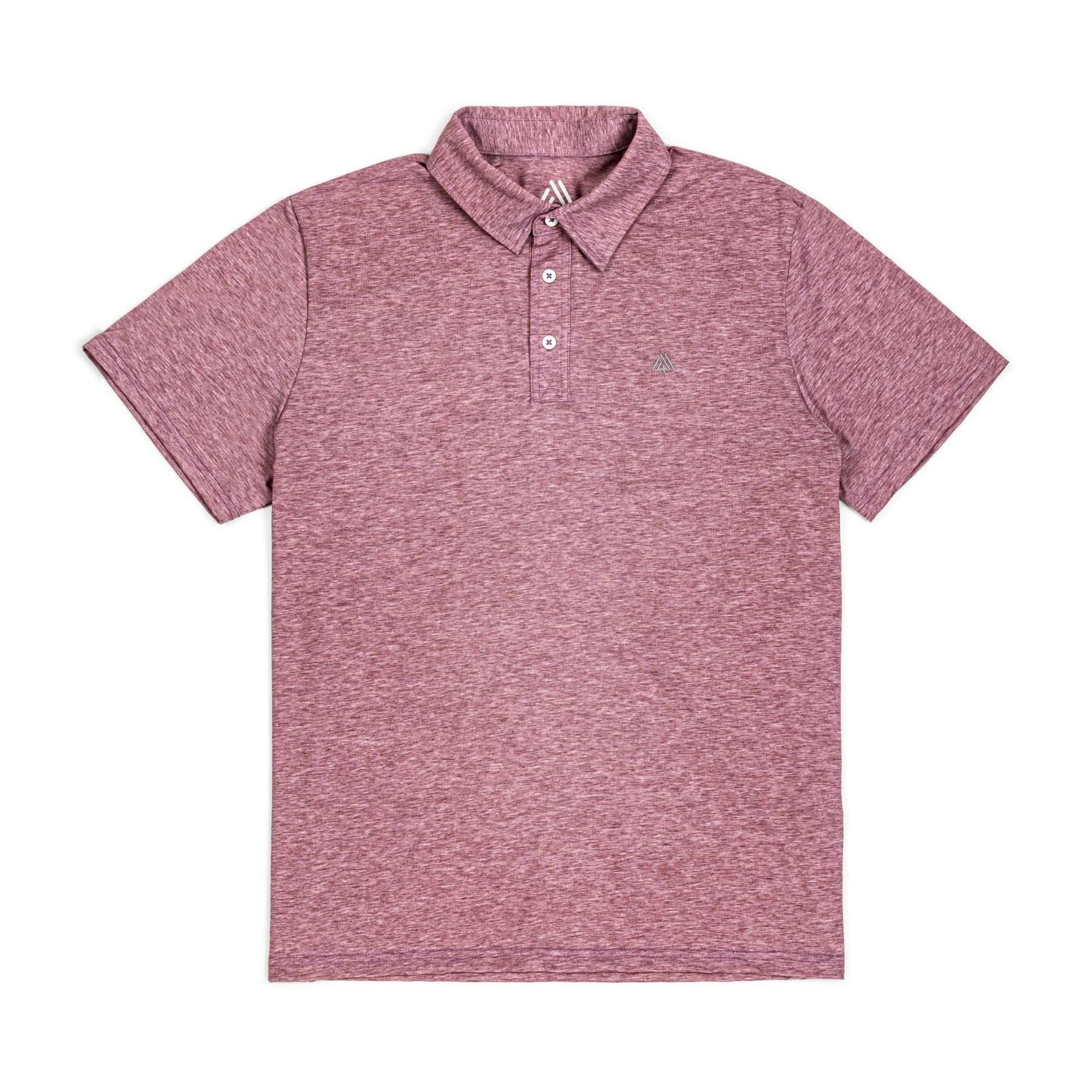 Men&#39;s Hybrid Polo Heather Red