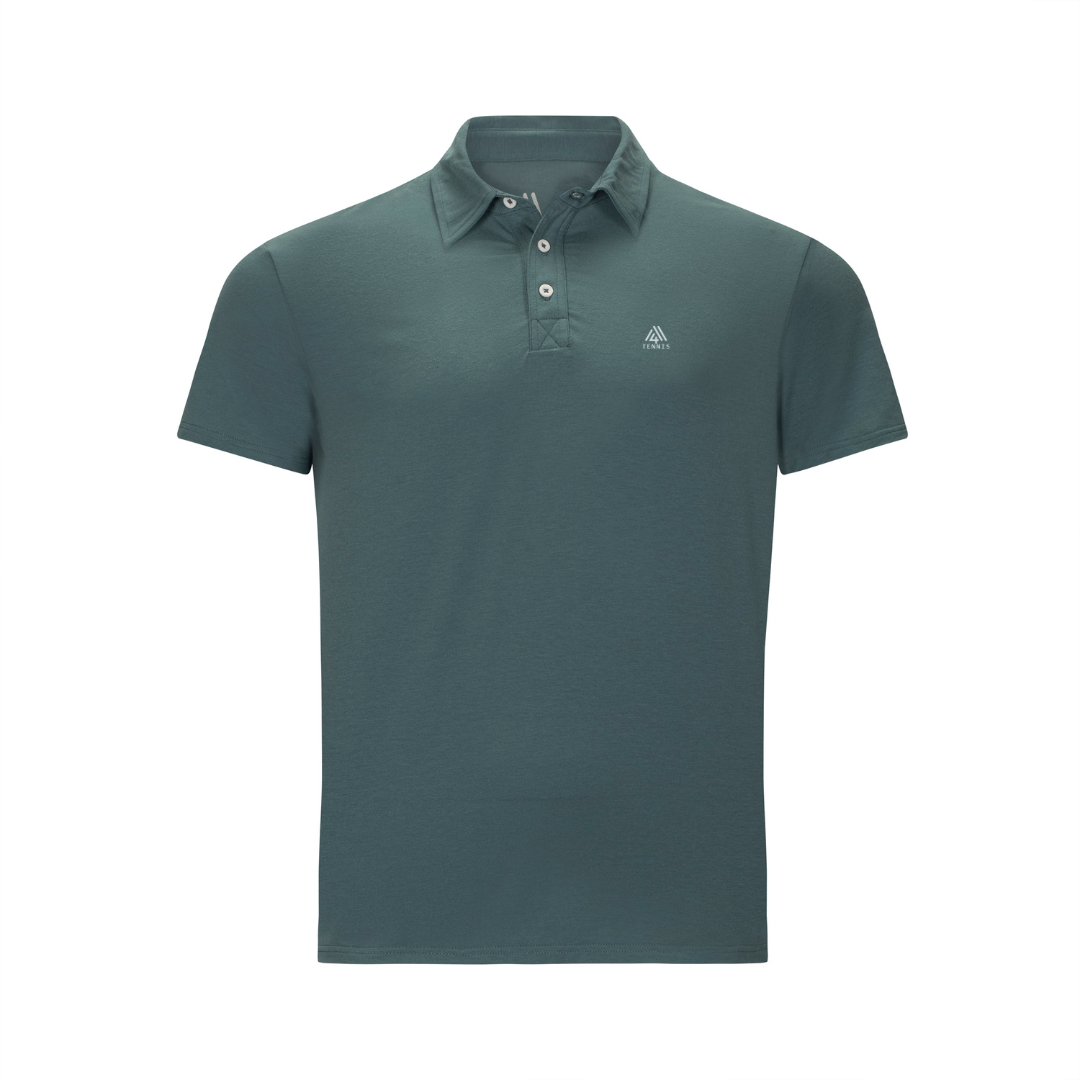 Men's Hybrid Polo - Tennis Pine