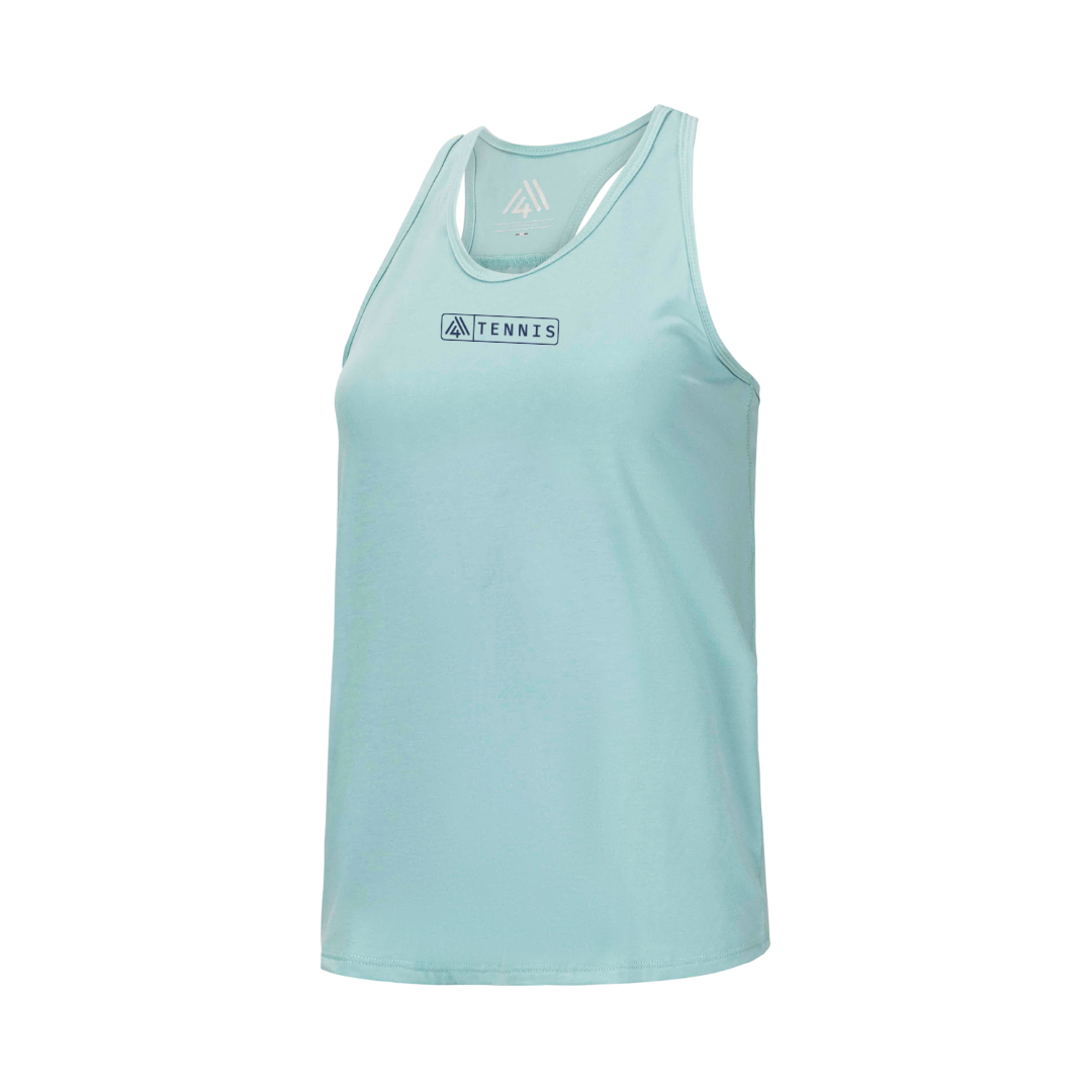 Women's Hybrid Tank - Tennis Aruba Blue