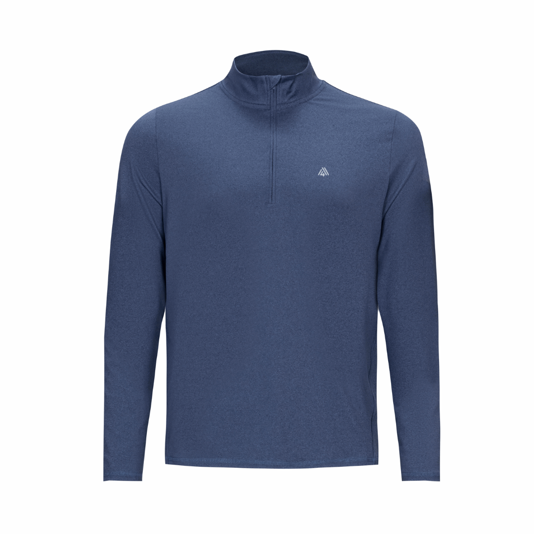 Youth Perpetual 1/4 Zip Blue Indigo