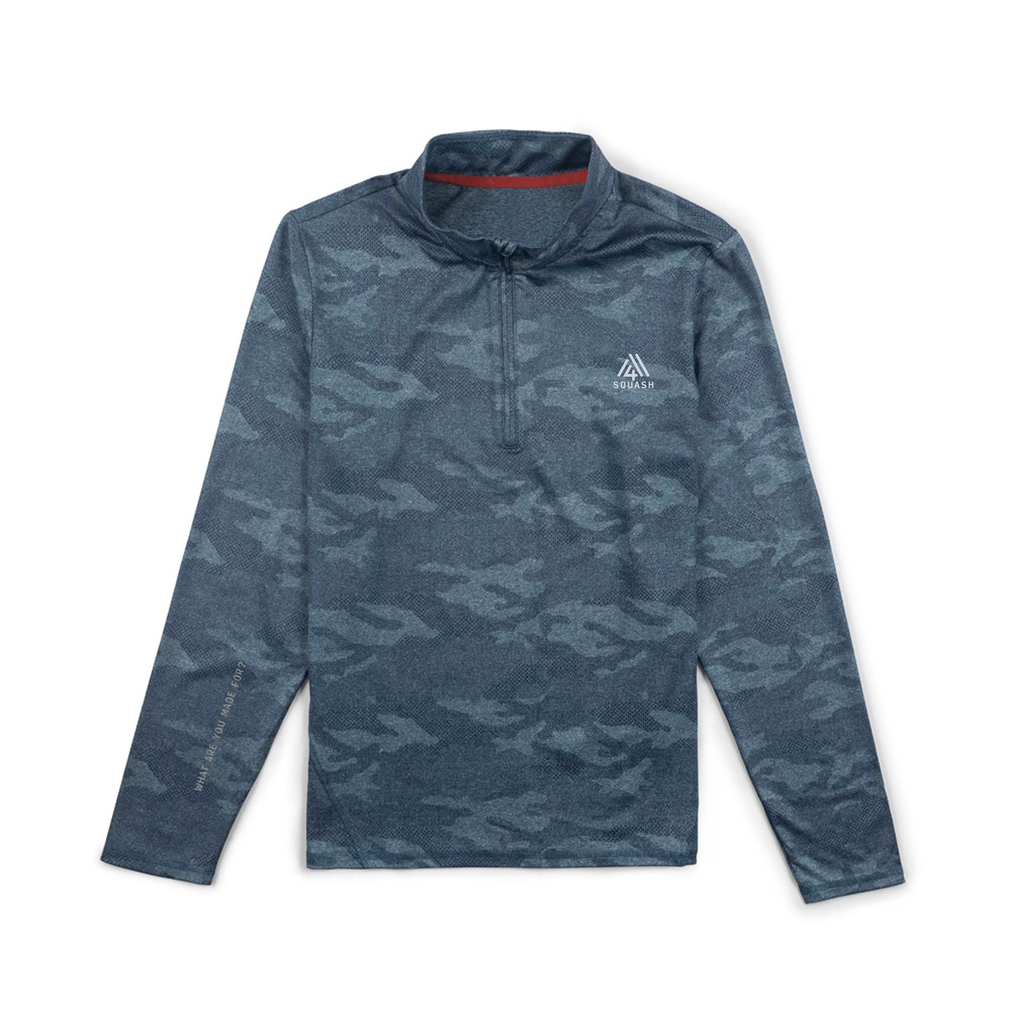 Men's Hybrid 1/4 Zip - Squash Ensign Blue Camo