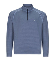 Men's Active Stripe Quarter Zip - Tennis Ensign Blue