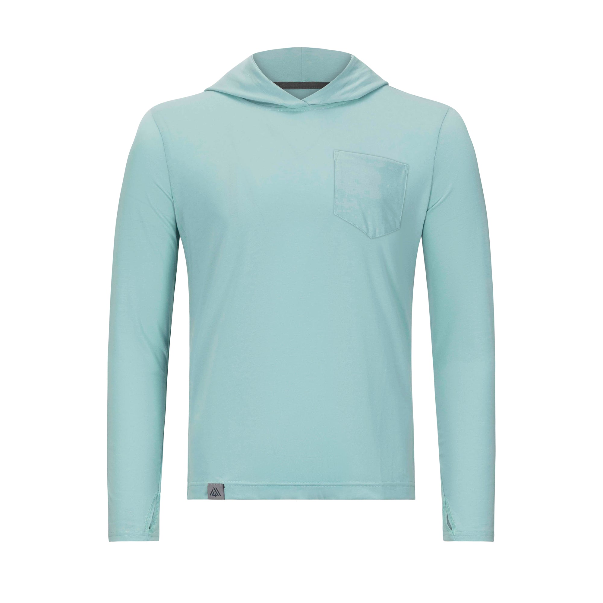 Men's Hybrid Hoodie Aruba Blue