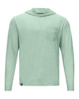 Men's Hybrid Hoodie - Squash Mint