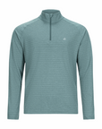 Men's Active Stripe 1/4 Zip Pine