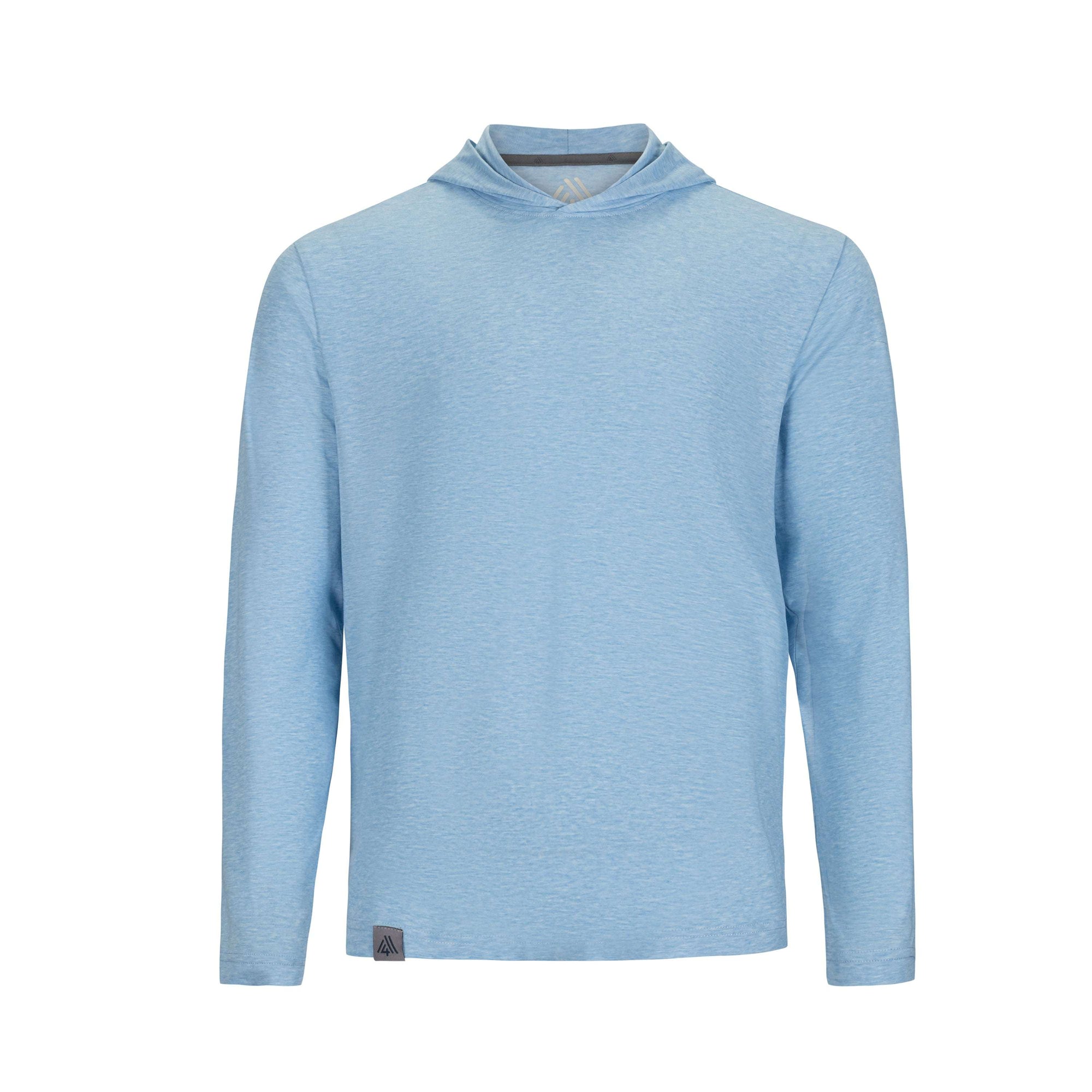 Youth Hybrid Hoodie Heather Blue