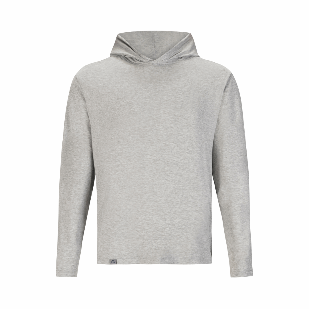 Youth Hybrid Hoodie Heather Silver