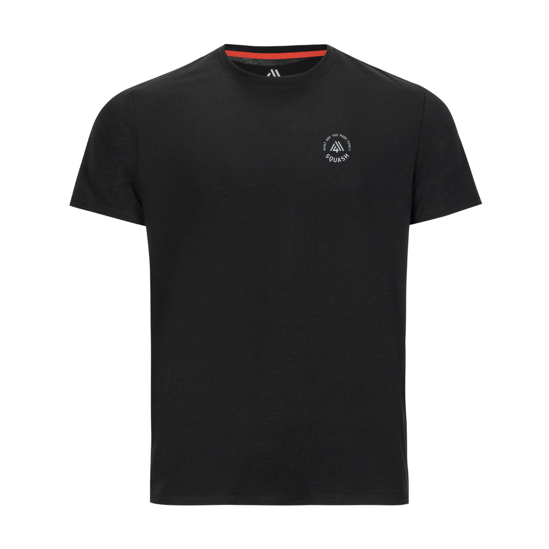 Men's Hybrid Tee - Squash Black