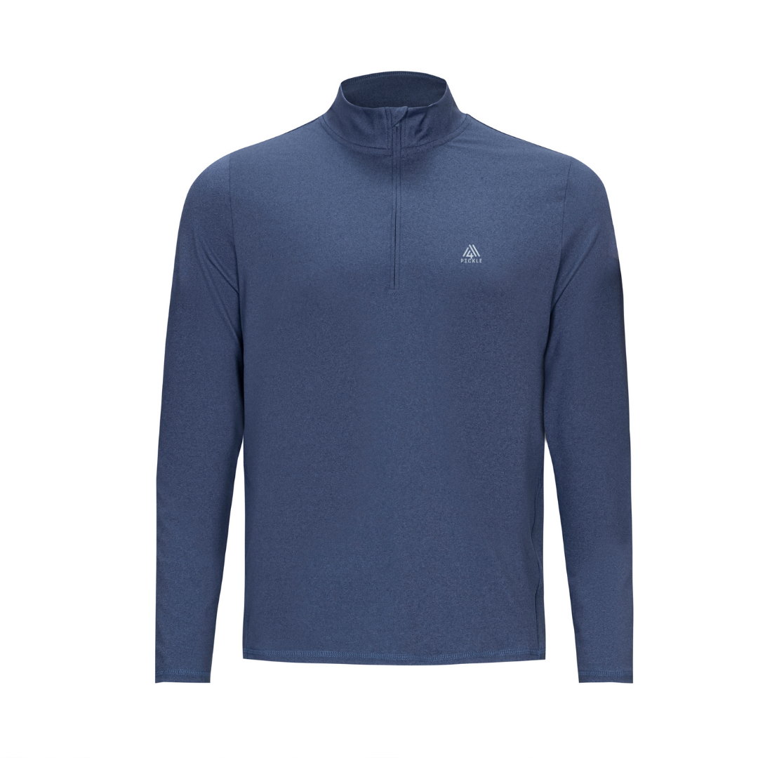 Men's Perpetual Quarter Zip - Pickle Blue Indigo