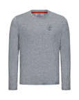 Men's Hybrid Long Sleeve Tee - Paddle Heather Grey