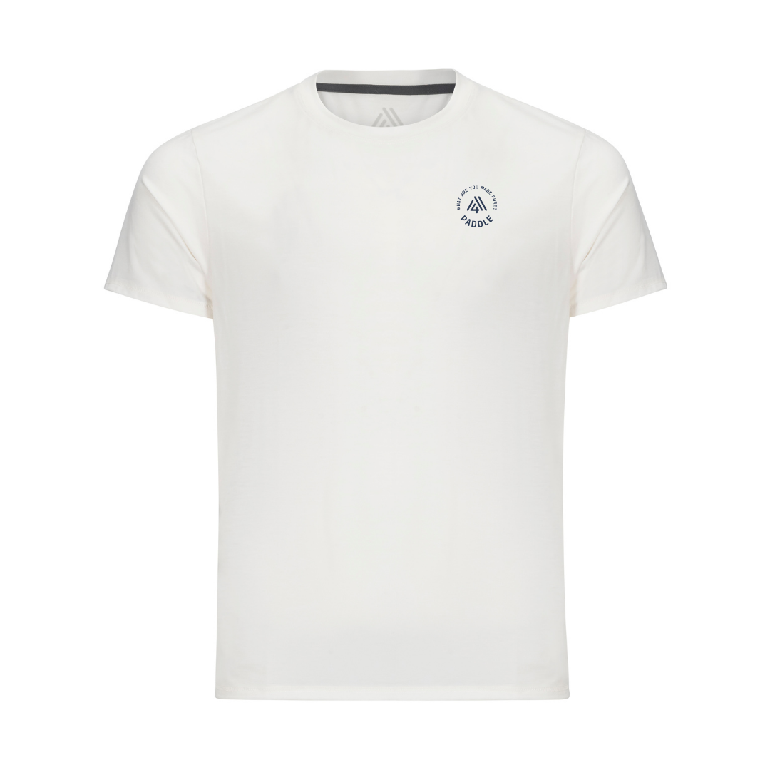 Men's Hybrid Tee - Paddle White