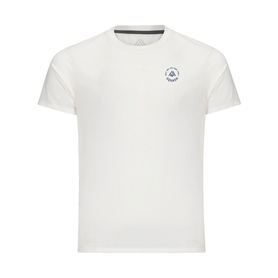 Men's Hybrid Tee - Squash White