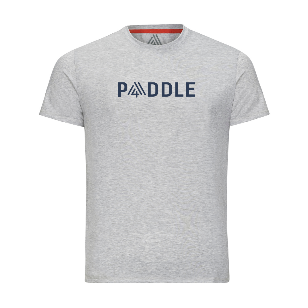 Men's Hybrid Tee - Paddle Heather Silver