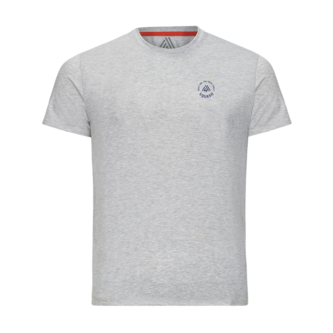 Men's Hybrid Tee - Squash Heather Silver