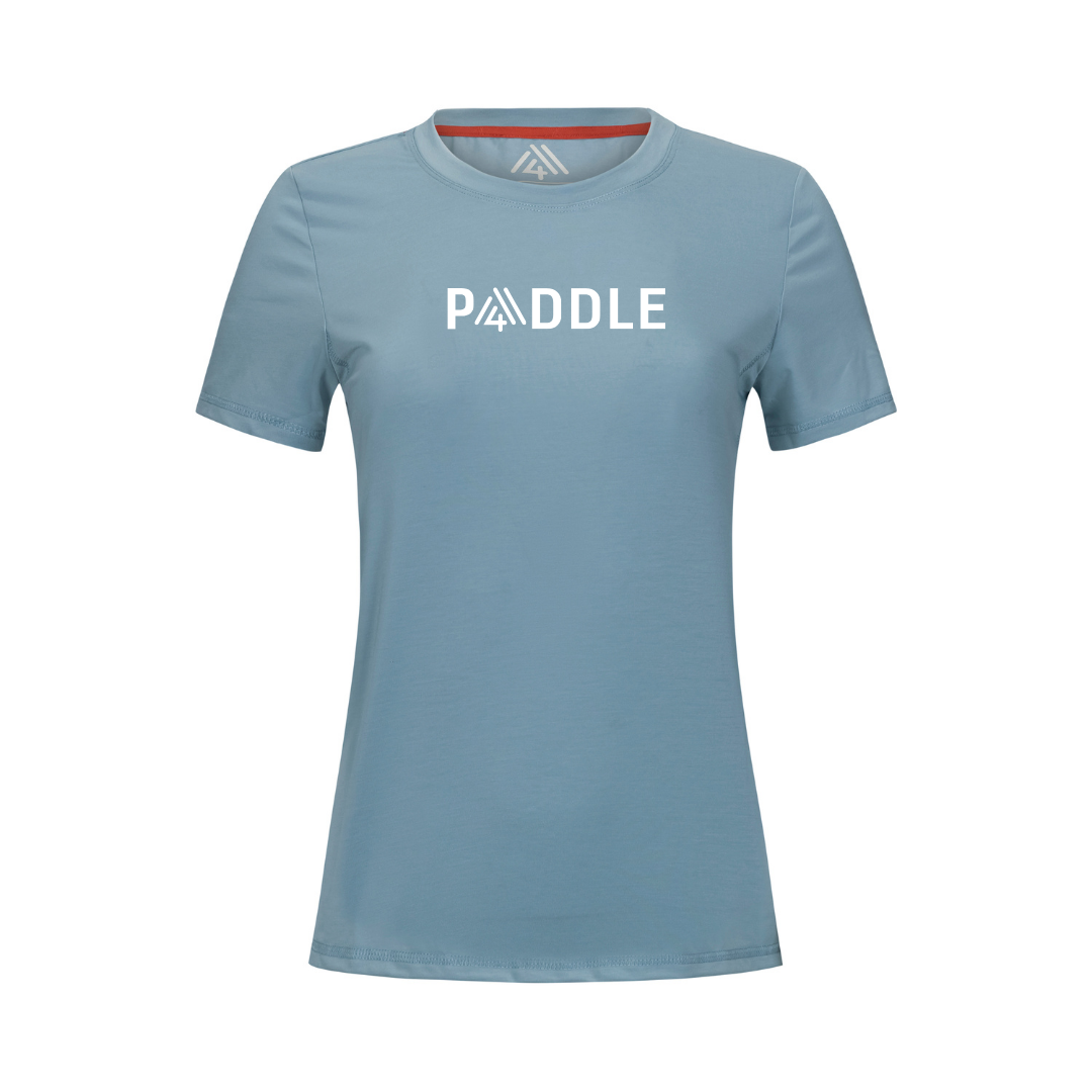 Women's Hybrid Tee - Paddle Arctic Blue