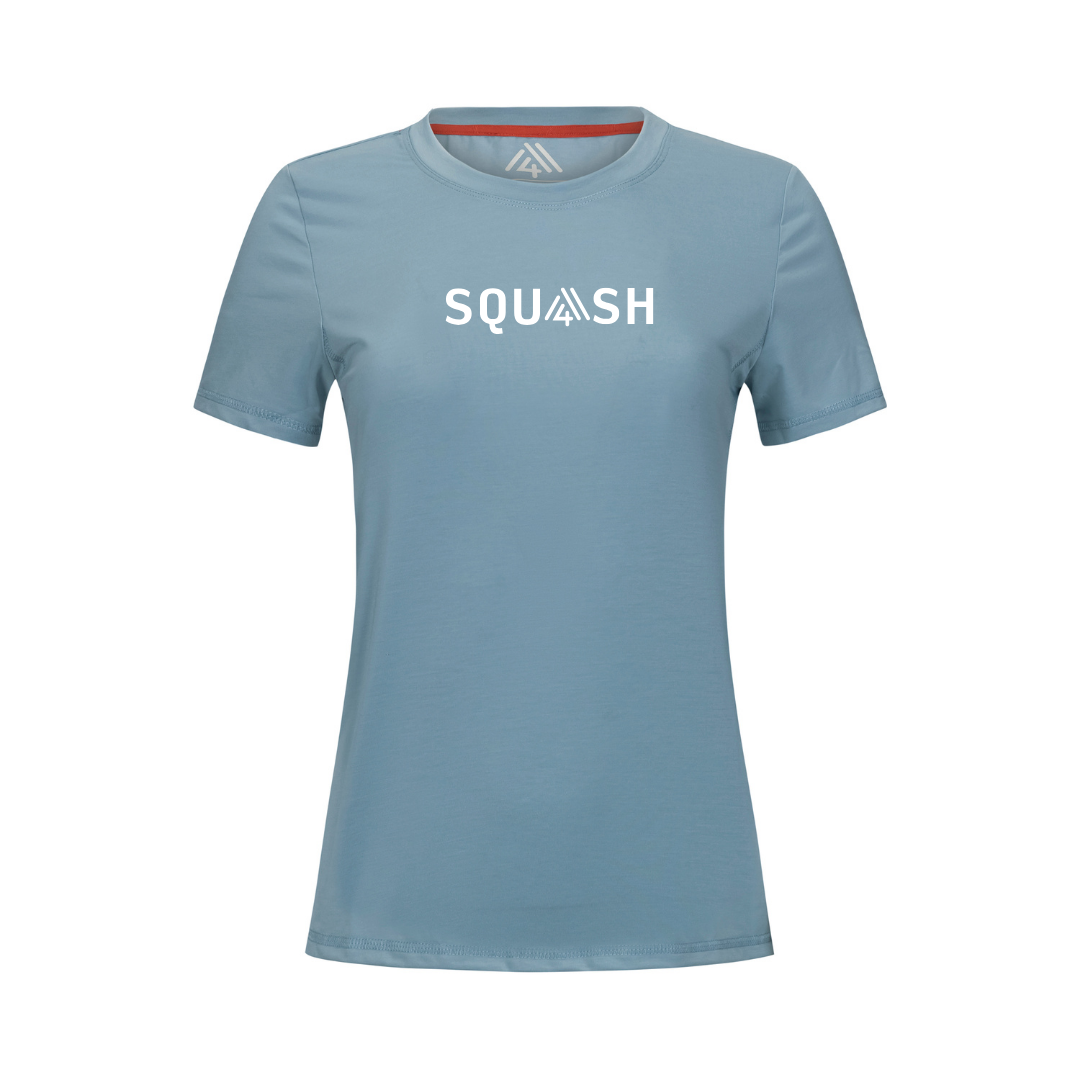 Women's Hybrid Tee - Squash Arctic Blue