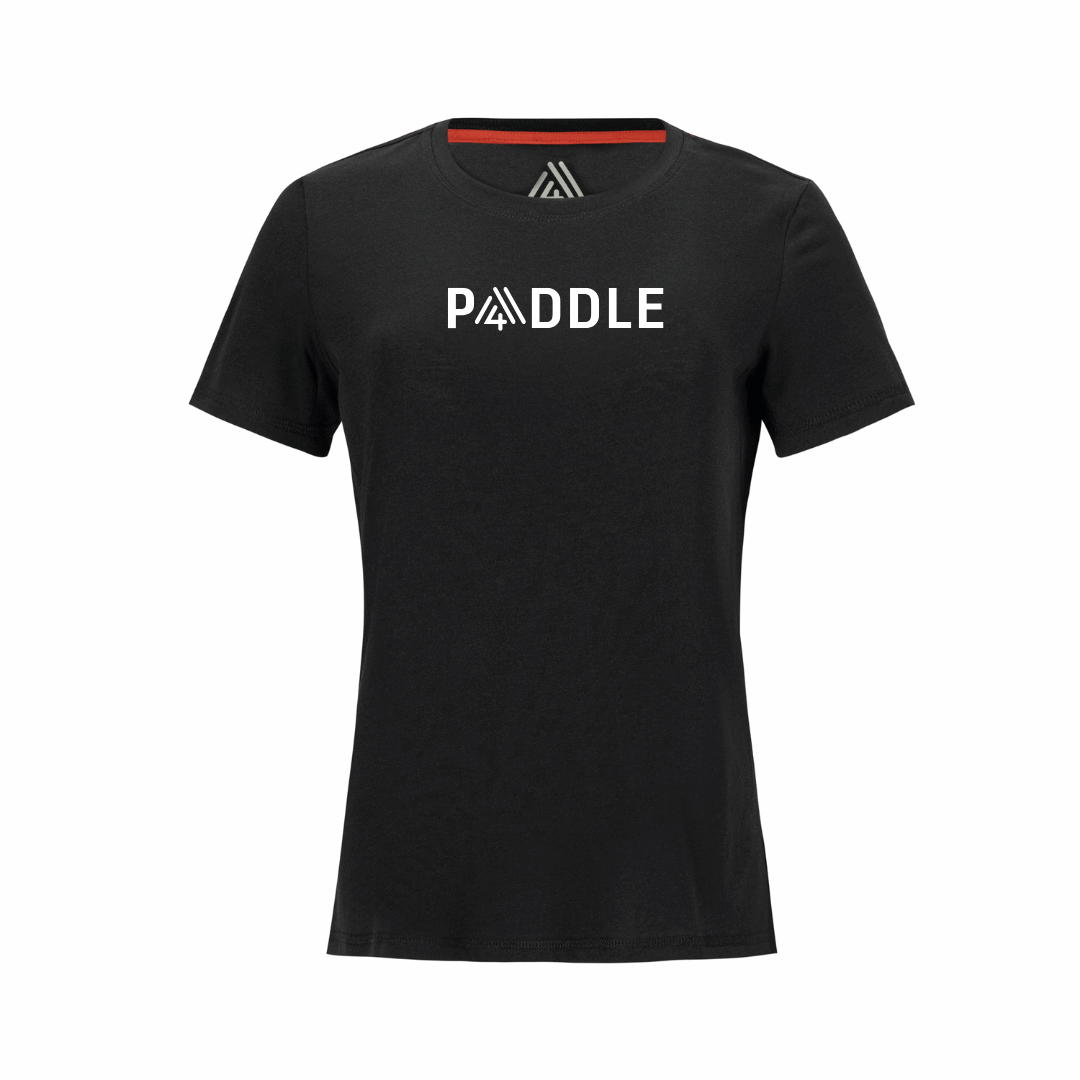 Women's Hybrid Tee - Paddle Black