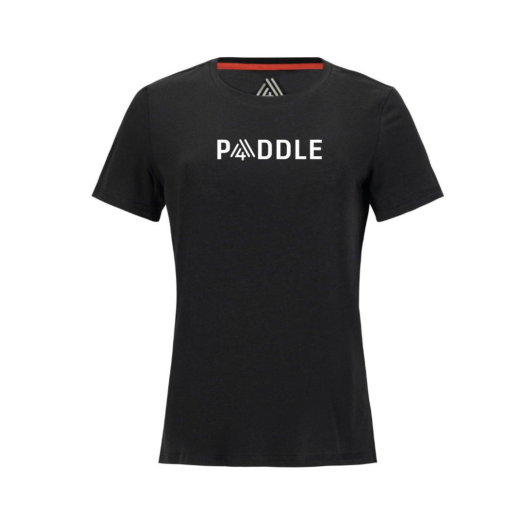 Women's Hybrid Tee - Paddle Black