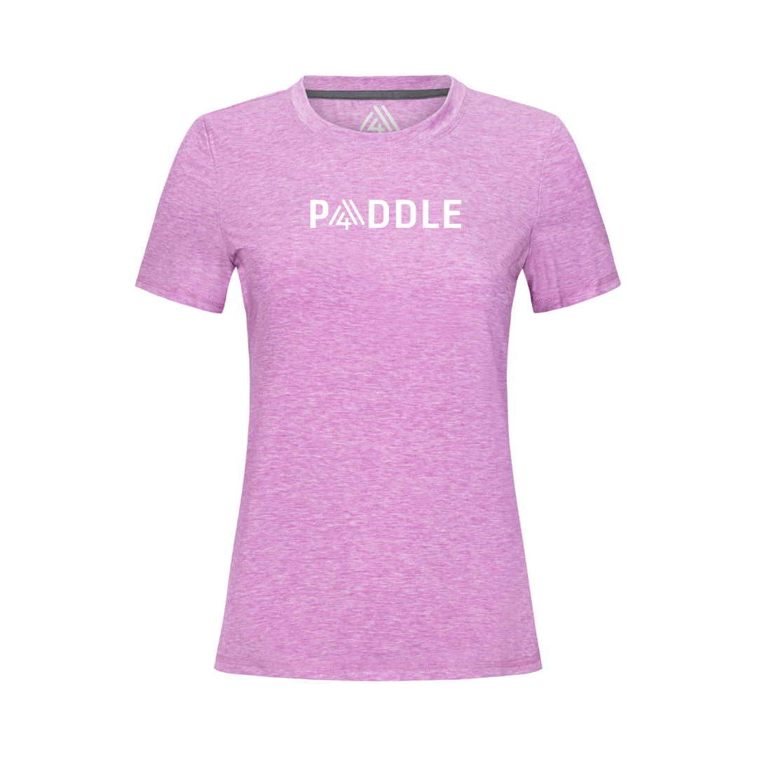 Women's Hybrid Tee - Paddle Fuchsia