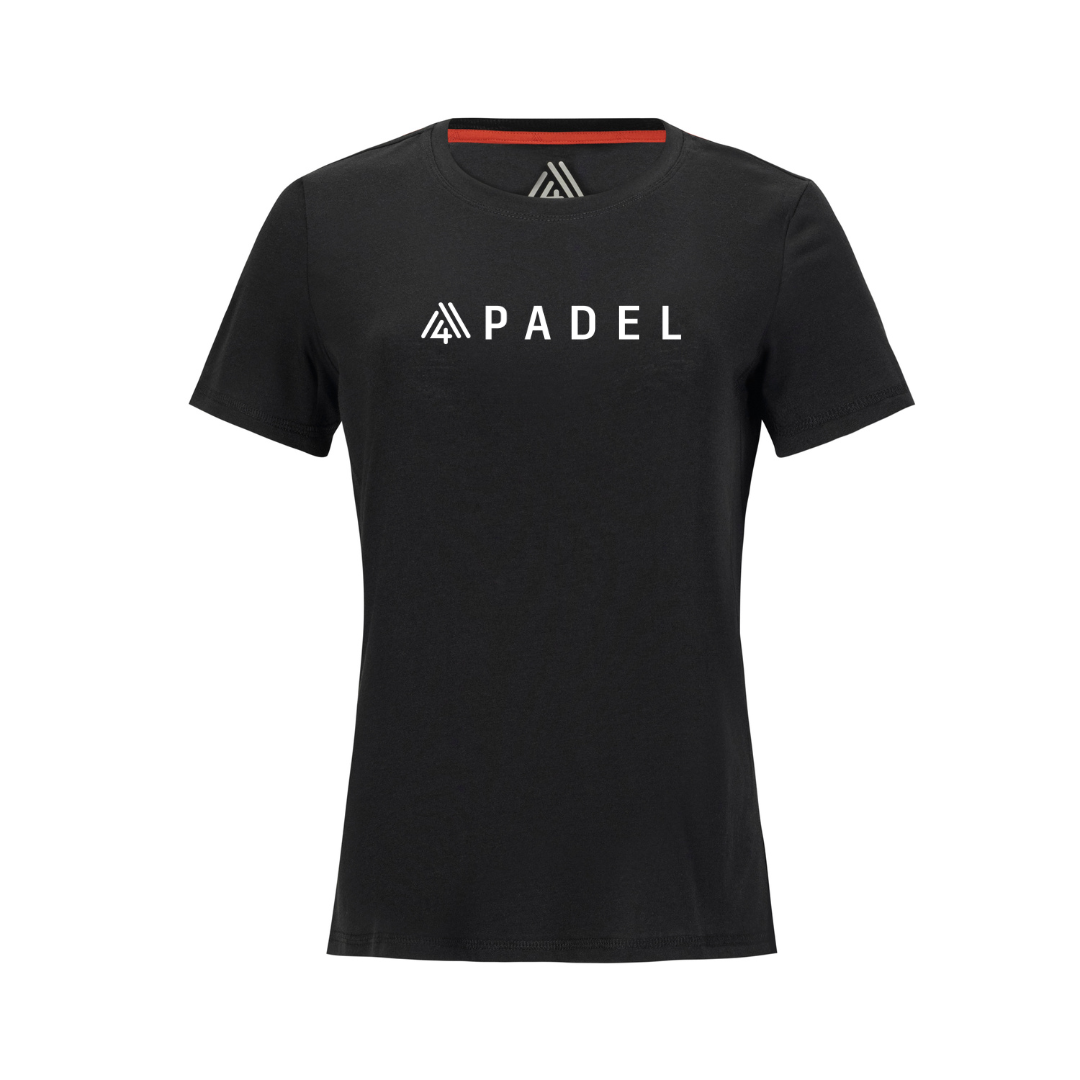 Women's Hybrid Tee - Padel Black