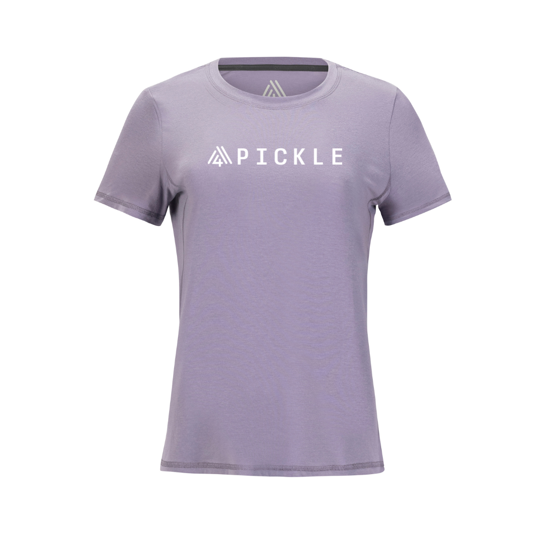 Women's Hybrid Tee - Pickle Dusk