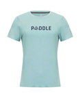 Women's Hybrid Tee - Paddle Aruba Blue