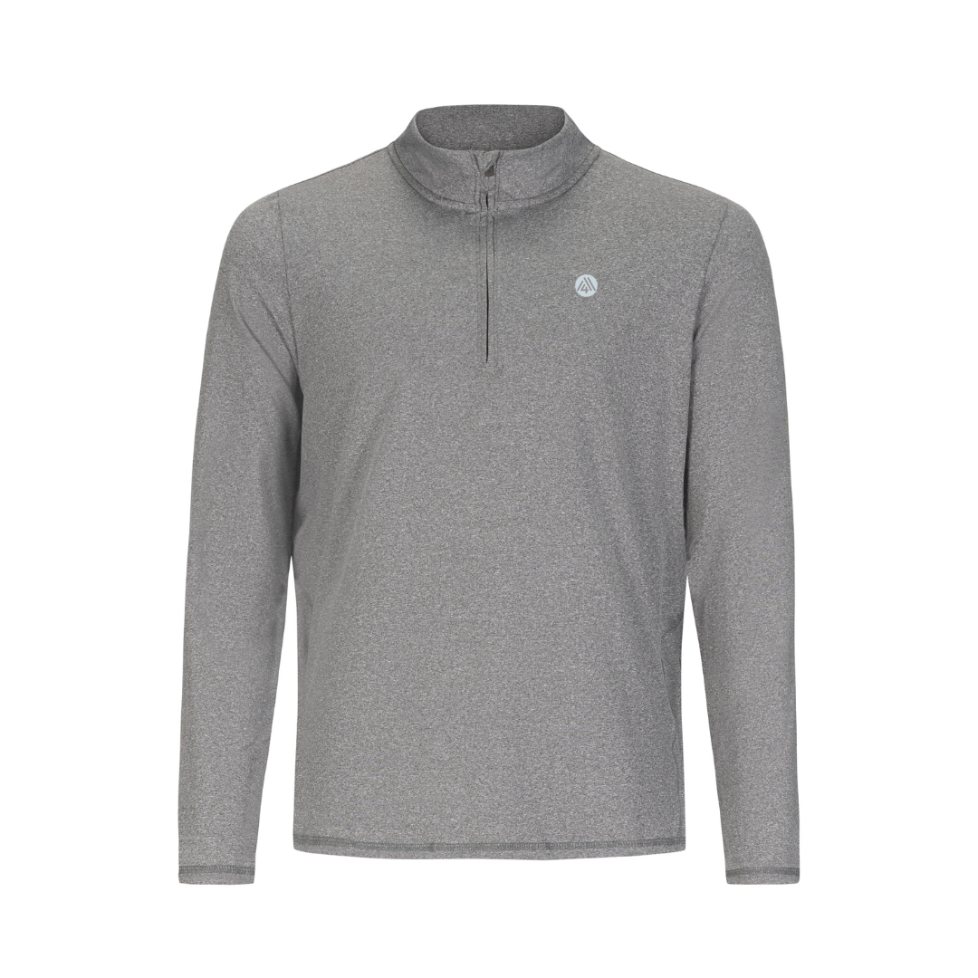 Men's Hybrid 1/4 Zip Chocolate