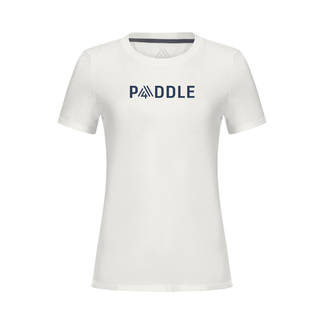Women's Hybrid Tee - Paddle White