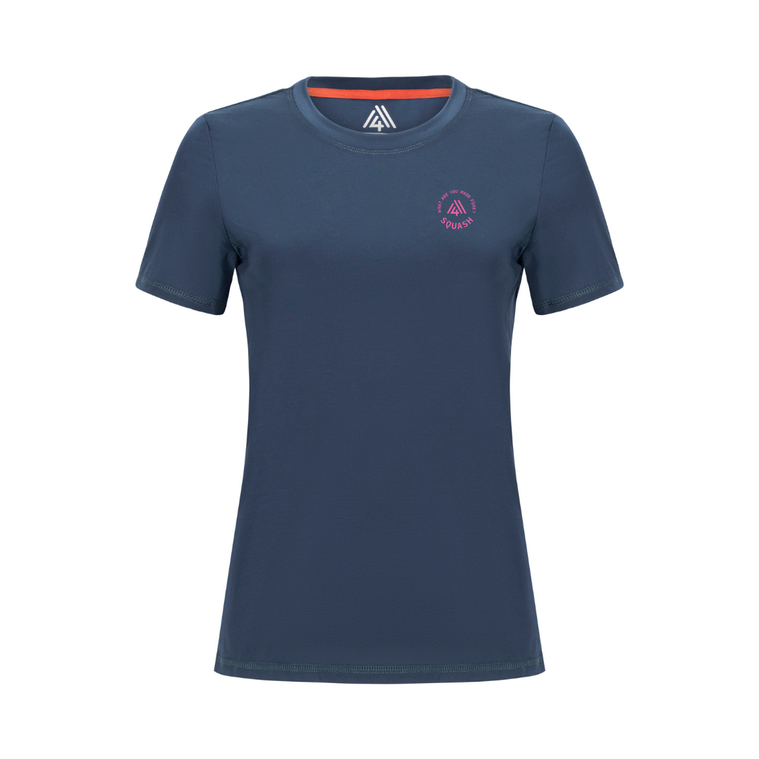 Women's Hybrid Tee - Squash Navy