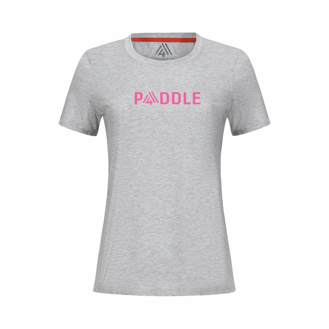 Women's Hybrid Tee - Paddle Heather Silver