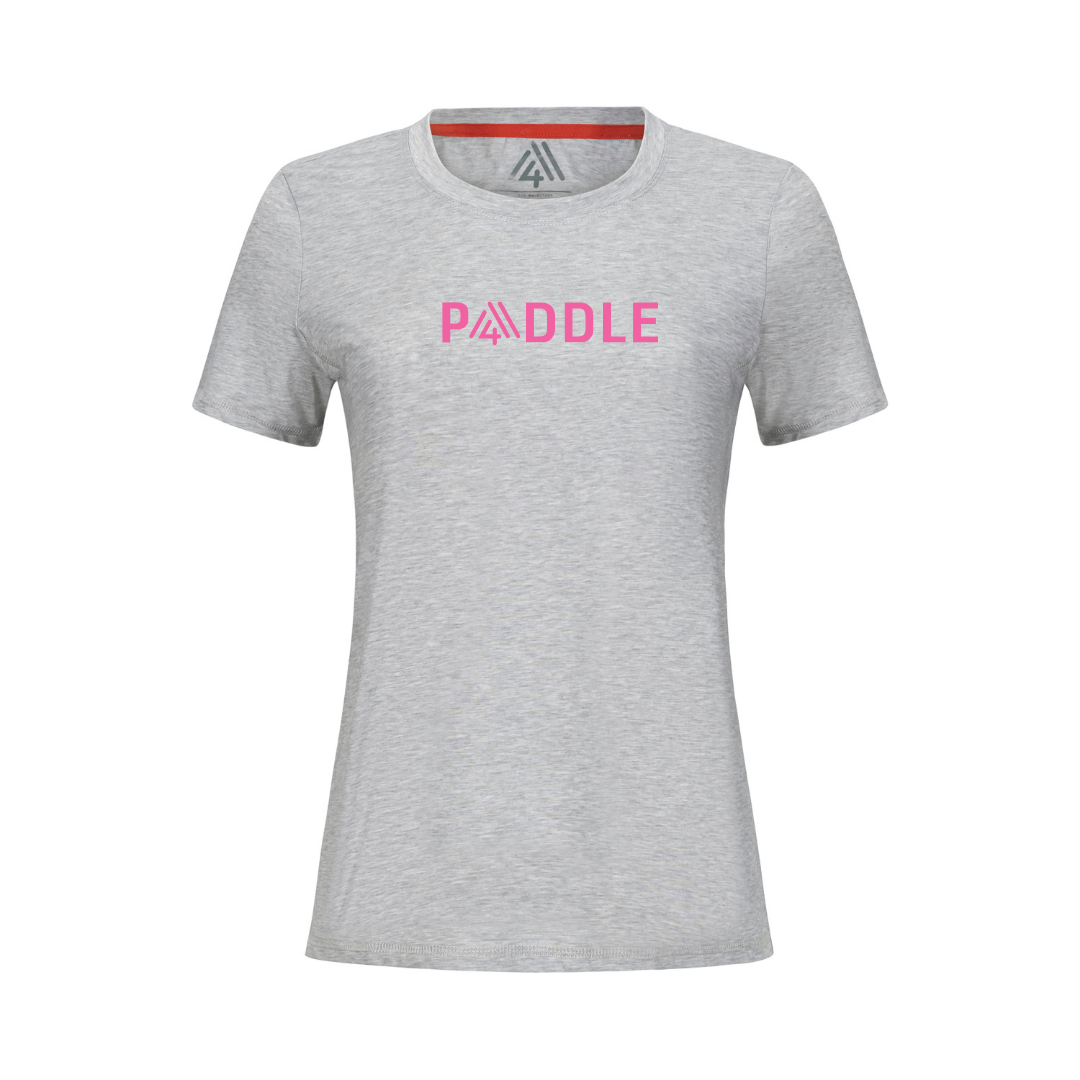Women's Hybrid Tee - Paddle Heather Silver