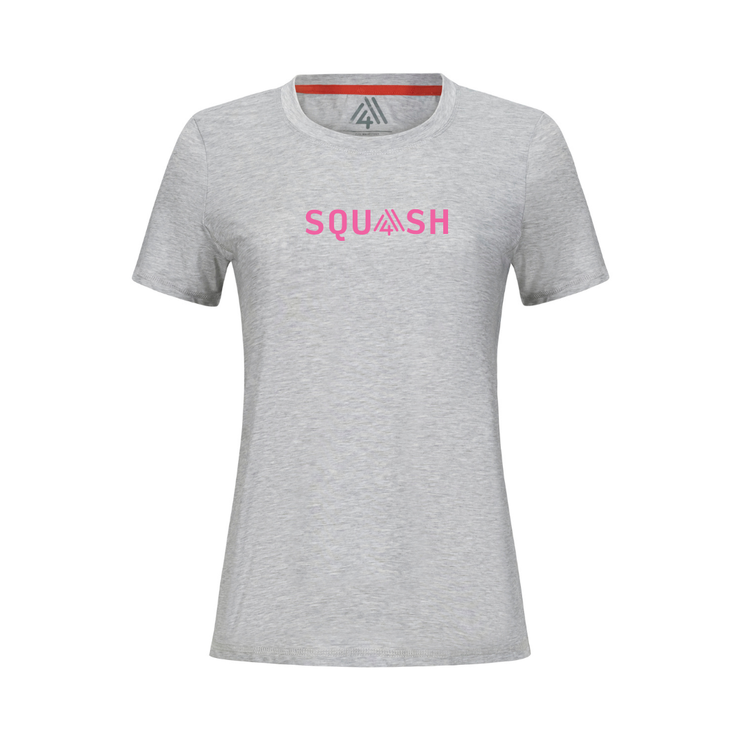 Women's Hybrid Tee - Squash Heather Silver