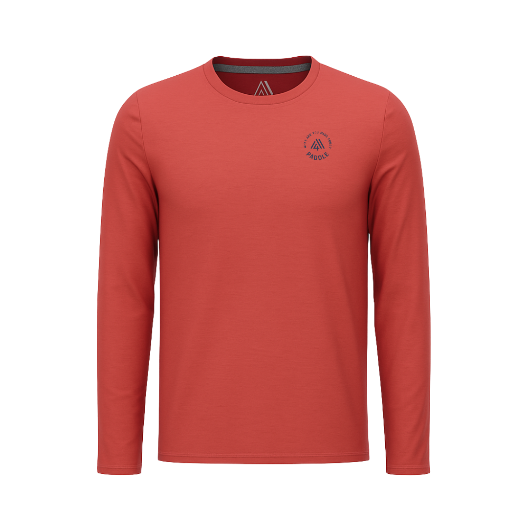 Men's Hybrid Long Sleeve Tee - Paddle Brick