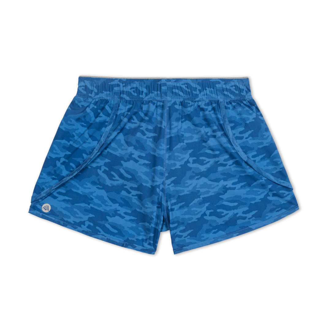 Women&#39;s Active Short - Paddle BLUE CAMO