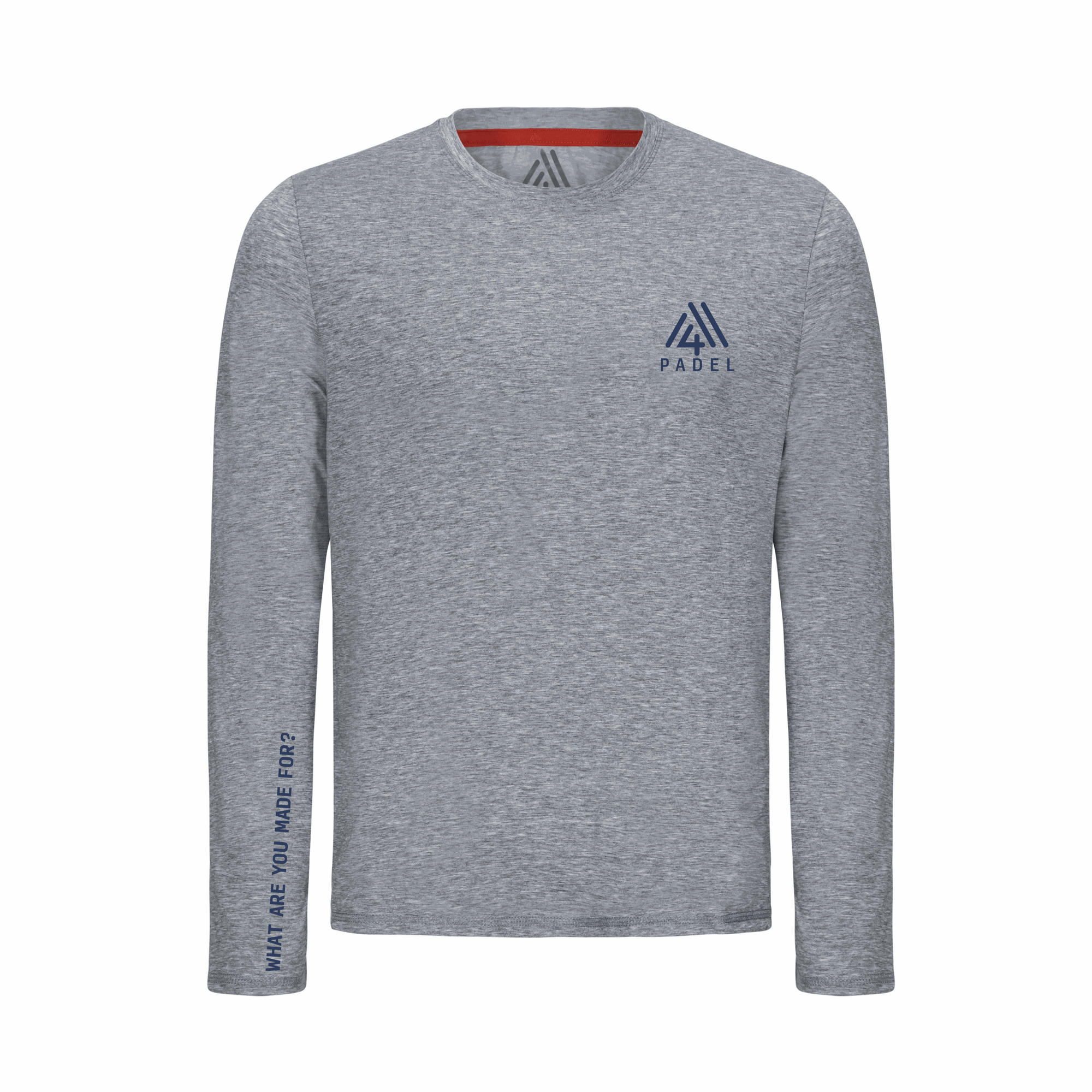 Men's Hybrid Long Sleeve Tee - Padel Heather Grey