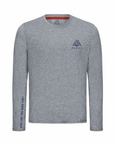 Men's Hybrid Long Sleeve Tee - Padel Heather Grey