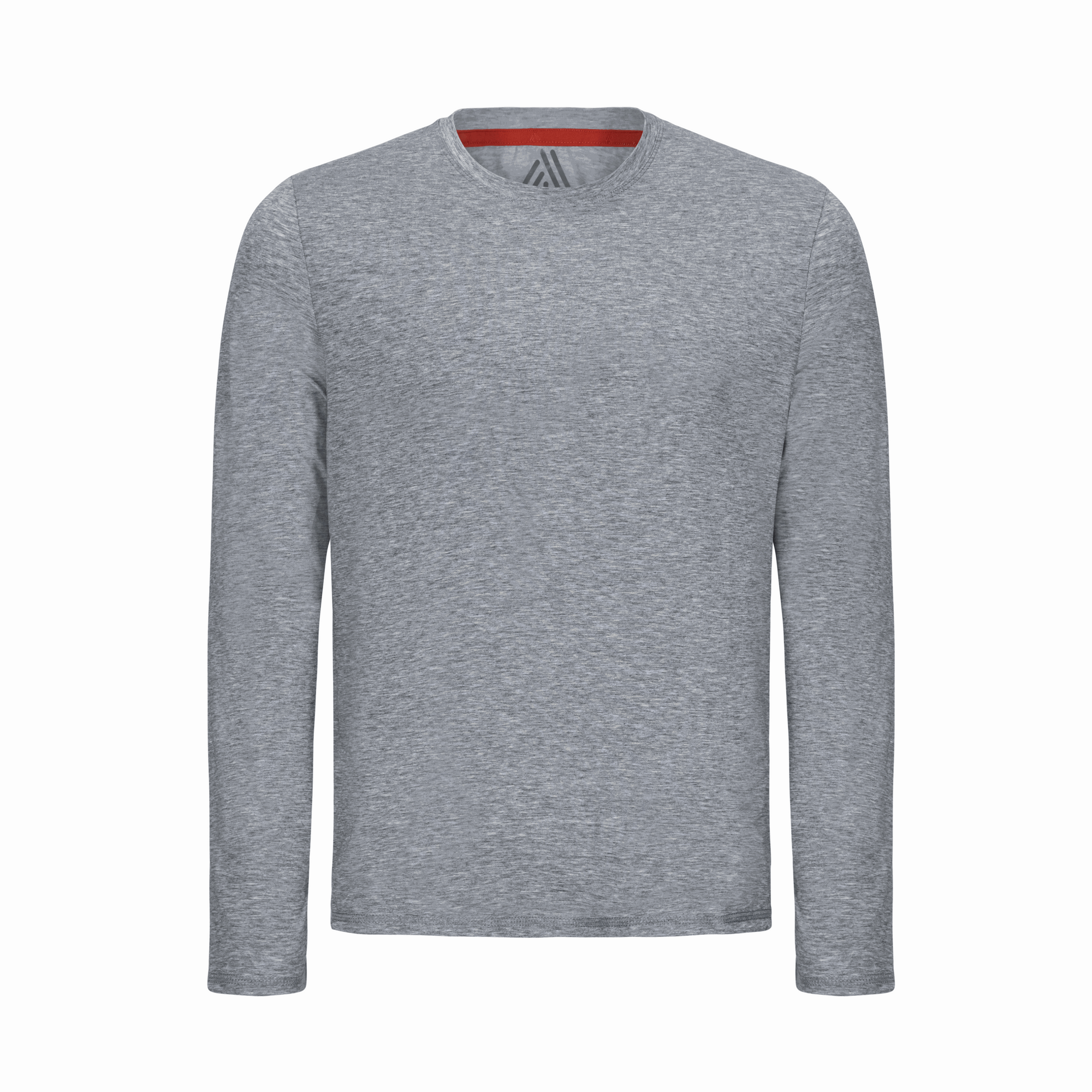 Men's Hybrid Long Sleeve Tee Heather Grey