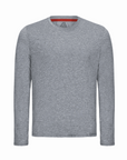 Men's Hybrid Long Sleeve Tee Heather Grey