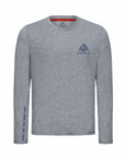 Men's Hybrid Long Sleeve Tee - Pickle Heather Grey