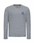 Men's Hybrid Long Sleeve Tee - Tennis Heather Grey