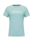 Women's Hybrid Tee - Paddle Aruba Blue