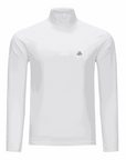 Men's Active Stripe 1/4 Zip White